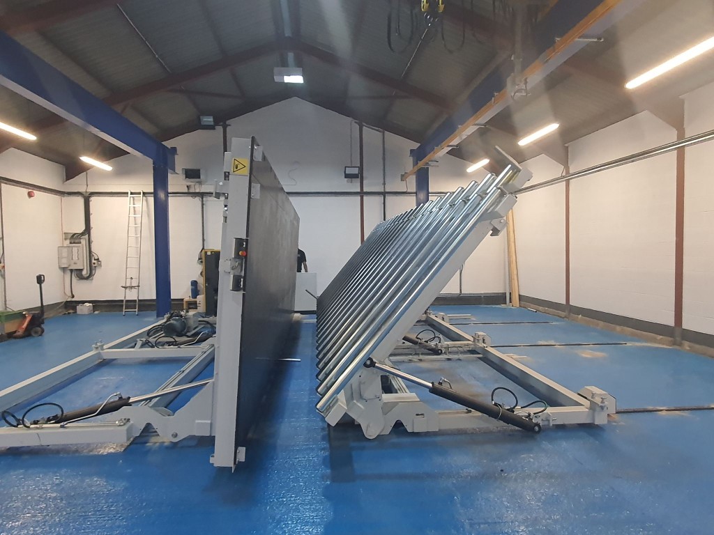 New butterfly table installation