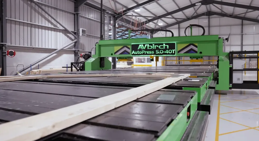 Truss Testing Machine Automated Press and Stacking Line for Manufacturing Roof Trusses